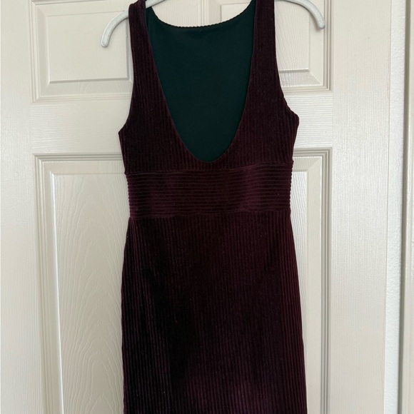 Free People Vivian Rib Velvet Mini Dress - Picture 3 of 4